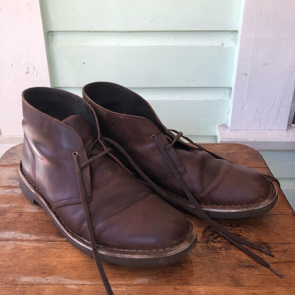 Men’s Clark’s Desert Chukka Leather Boots